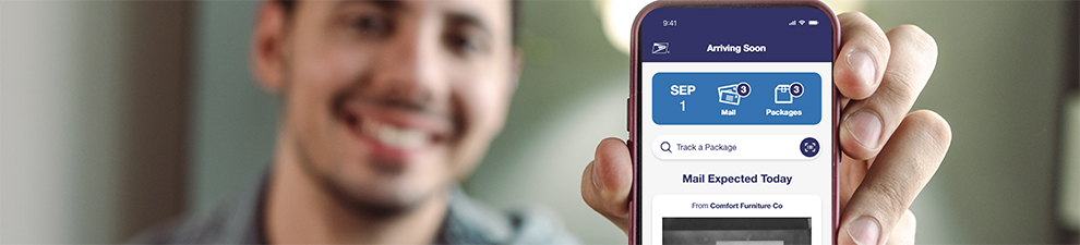 An Informed Delivery preview email on a smartphone.